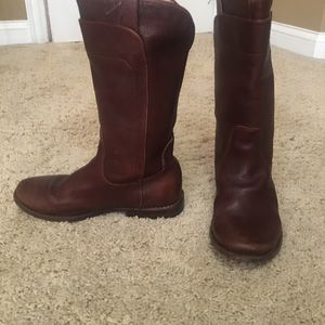 Girls Leather Frye Boots